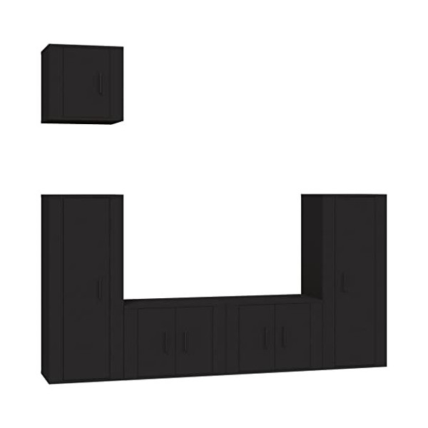 VEEKI Meuble TV, Meuble TV Suspendu, Meuble TV Industriel, Meuble TV Bois, Meuble Chambre, Convient pour Salon ou Chambre, En