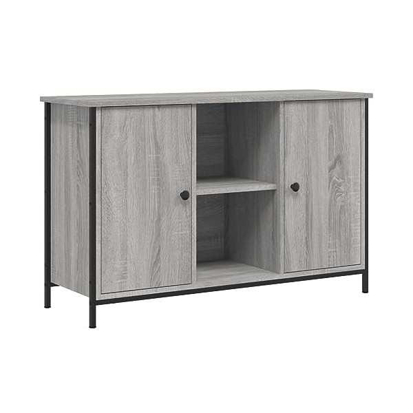 vidaXL Meuble TV chêne Sonoma 100x35x65 cm Bois dingénierie