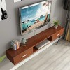 LILUKO Meuble TV Flottant YJ Meuble TV Flottant, Meuble TV Mural, Étagère Flottante Media Entertainment Center Meubles pour S