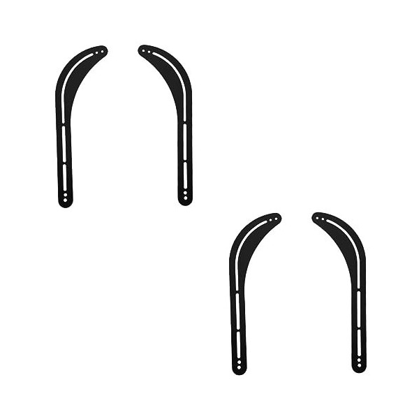 Hemobllo 4 Pièces Meuble Audio Supports De Montage Mural pour Haut-parleurs Supports Denceintes Support De Barre De Son Supp