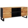 Meuble TV de jardin en bois dacacia massif 105 x 33 x 46 cm