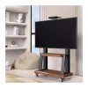 Support TV Roulant Mobile pour 32 40 45 50 55 65 75 Pouces, Support Universel avec roulettes, Chambre À Coucher Salon Chariot