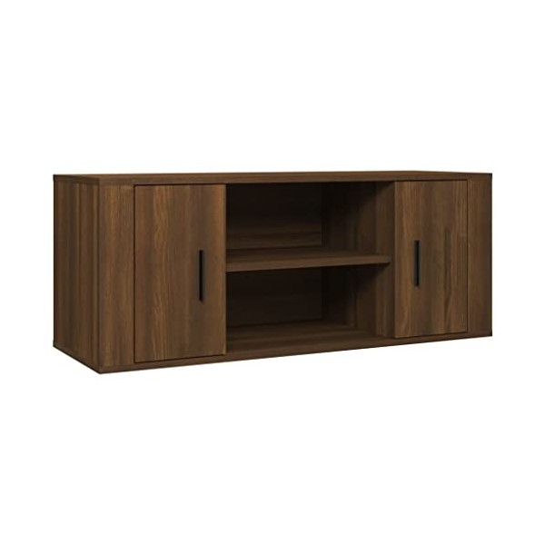 vidaXL Meuble TV Chêne Sonoma 100x35x40 cm Bois dingénierie