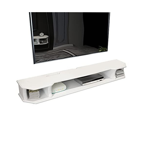 NAMUlA Meuble TV à Peinture Blanche, Meuble TV en Bois, décodeur, Console de Meuble TV de Salon, Convient pour Armoire de Ran