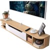Meuble TV, Lowboard TV, Étagères Flottantes, Étagère De Composant De Meuble TV Flottant - Console Média TV Fixée Au Mur, Étag