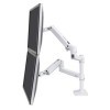 Ergotron LX Dual Stacking Arm - Kit de Montage Fixation par Pince pour Bureau, Poteau, 2 Bras articulés, 2 Supports dextens