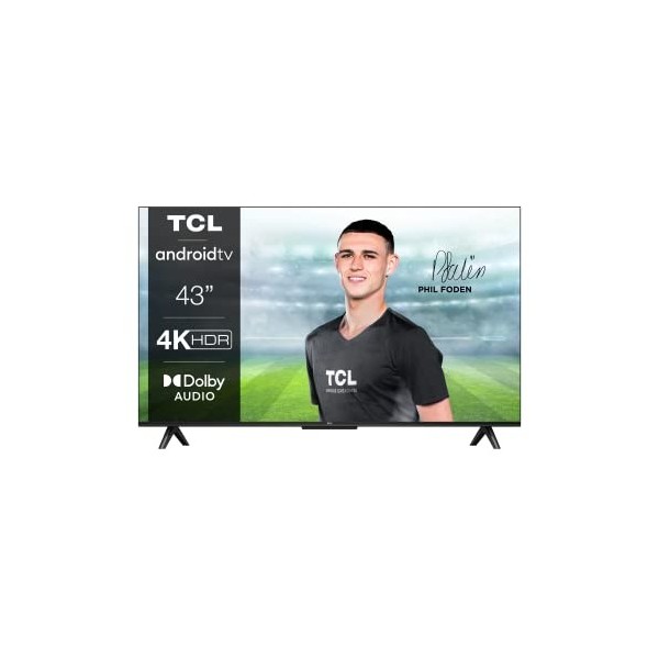 TCL 50P639 Téléviseur LED 50 Pouces UHD 4K Google TV & Amazon Basics Support Mural articulé pour télévision 26" à 55"