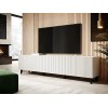 Meuble TV 200x53x40 cm Blanc Palace Meuble Hi-FI Luxueux sideboeard Commode sur Pied
