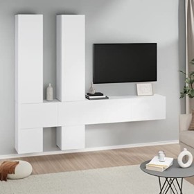 VEEKI Meuble TV, Meuble TV Suspendu, Meuble TV Industriel, Meuble TV Bois, Meuble Chambre, Convient pour Salon ou Chambre, Mu