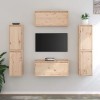 VEEKI Meuble TV, Meuble TV Suspendu, Meuble TV Industriel, Meuble TV Bois, Meuble Chambre, Convient pour Salon ou Chambre, Me
