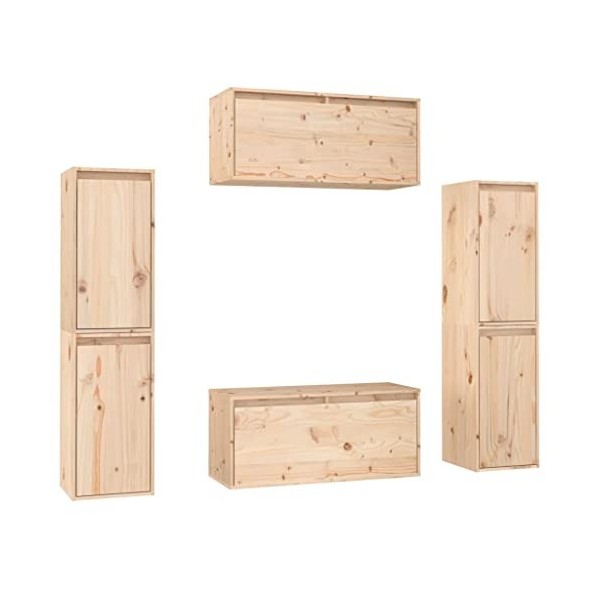 VEEKI Meuble TV, Meuble TV Suspendu, Meuble TV Industriel, Meuble TV Bois, Meuble Chambre, Convient pour Salon ou Chambre, Me