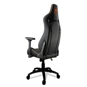 COUGAR Gaming Armors Black Fauteuil Gaming, Simili Cuir, Noir, Médium