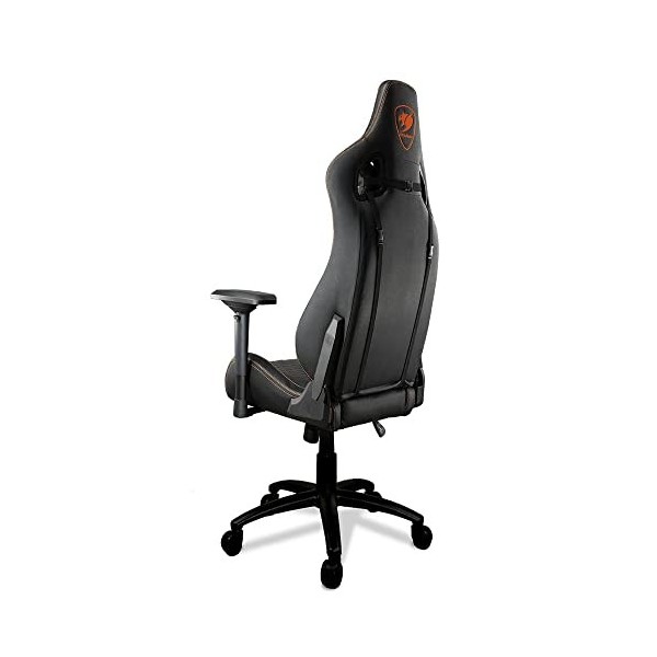 COUGAR Gaming Armors Black Fauteuil Gaming, Simili Cuir, Noir, Médium