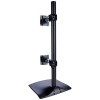 Ergotron DeskStand DS100 Pied pour double écran plat aluminium, acier noir Taille d écran : jusquà 24 pouces Interface de m