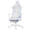AutoFull Cinnamoroll Chaise de Jeu Ergonomique à Dossier Haut avec Support Lombaire, Chaise de Travail en Cuir PU Style Cours