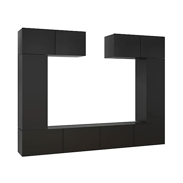 VEEKI Meuble TV, Meuble TV Suspendu, Meuble, Meuble TV avec Rangement，Meuble Industriel, Convient pour Salon ou Chambre, Ense