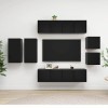 VEEKI Meuble TV, Meuble TV Suspendu, Meuble, Meuble TV avec Rangement，Meuble Industriel, Convient pour Salon ou Chambre, Ense