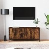 VEEKI Meuble TV, Meuble TV Suspendu, Meuble TV Industriel, Meuble TV Bois, Meuble Chambre, Convient pour Salon ou Chambre, av