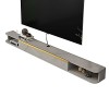 JUNNIU Meuble TV Flottant Composant Shelfo Unité De Stockage Vidéo Console Média Murale Meuble TV Flottant avec Porte Wiholes