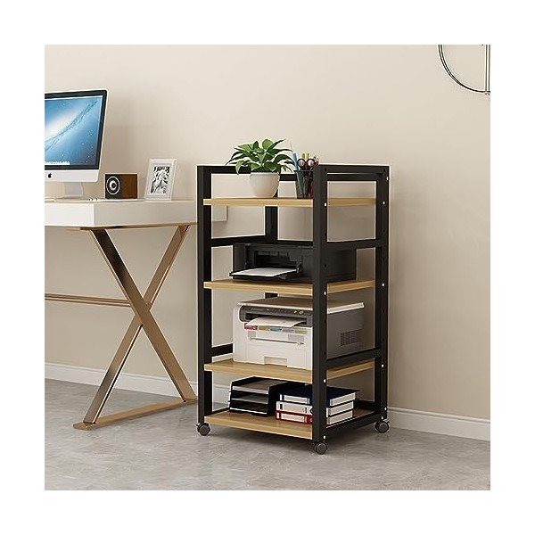 YCOVSFP Armoire Multimédia AV À 4 Niveaux, Meuble TV De Jeu Et Tour Audio Stéréo for Maison/Bureau/DJ/théâtre Color : White,