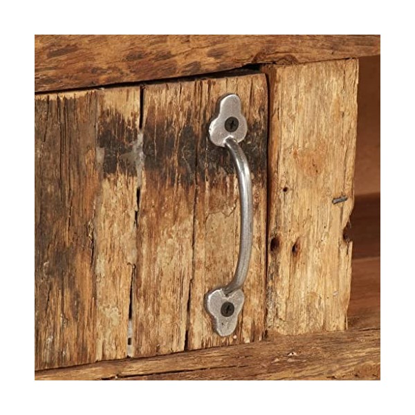 Gecheer Meuble TV Bois de récupération Massif 140 x 30 x 40 cm Banc TV, Support de Télévision pour Salon, Chambre Meubles