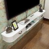 Étagère Murale Étagère Flottante avec tiroir Meuble de télévision Mural Set Top Box routeur Étagère de Rangement pour Lecteur