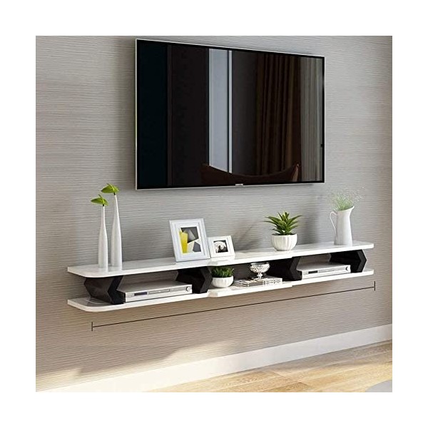 Meuble TV Meuble TV Unités Murales pour Salon Support de Meuble TV Mural Support Mural Moderne Console de Rangement TV pour B