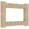 Camerina Ensemble de Meubles TV 8 pcs Chêne Sonoma Bois dingénierie,Meuble TV,Table TV,Ensemble Meuble TV