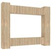 LAPOOH Ensemble de Meubles TV 8 pcs Chêne Sonoma Bois dingénierie,Meuble TV,Table TV,Ensemble Meuble TV