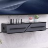 JUNNIU Meuble TV Mural 23,6/31,4/39,3 Pouces Set-Top Box Étagère WiFi Router Box，Étagère TV Flottante Support Meuble de Range