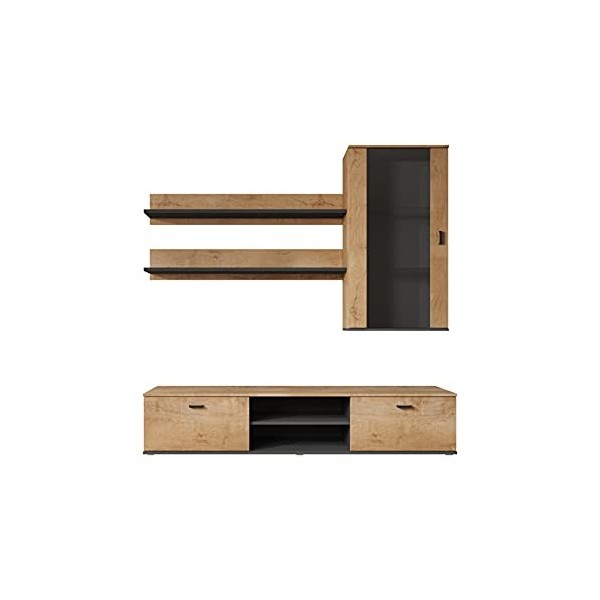 Cama TV Stand Soho 180 lefkas Oak/Black