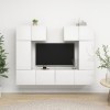 VEEKI Meuble TV, Meuble TV Suspendu, Meuble, Meuble TV avec Rangement，Meuble Industriel, Convient pour Salon ou Chambre, Ense