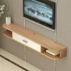 Meuble TV, Meuble Bas TV, étagères flottantes, Console multimédia TV Murale, Panneau Quatre Couleurs 80/100/120/140/160 cm, é