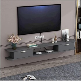 Meuble TV Meuble TV Unités Murales pour Salon Meuble TV Armoire Murale Console TV en Bois pour Salon Salle de Divertissement 