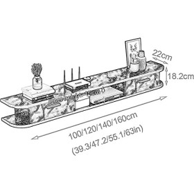 Meuble TV Meuble TV Unités Murales pour Salon Meuble TV Armoire Murale Console TV en Bois pour Salon Salle de Divertissement 