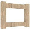 JUNZAI Ensemble de Meubles TV 8 pcs Chêne Sonoma Bois dingénierie,Meuble TV,Table TV,Ensemble Meuble TV