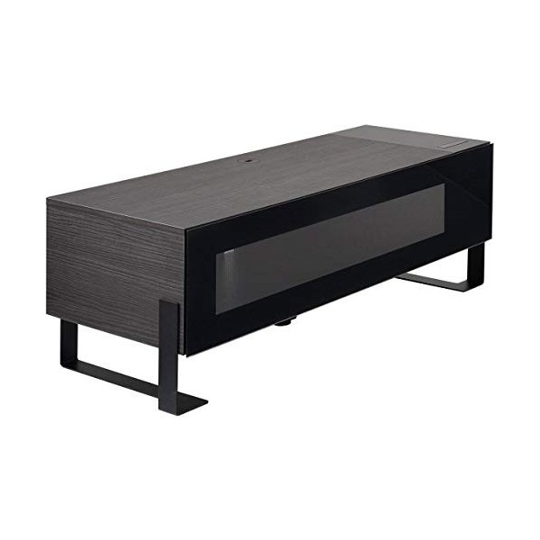 Meuble tv pour écran 30 à 55 + trappe carbon - 037410