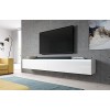 Furnix Meuble TV Bargo - Meuble TV - sans éclairage LED - 300 x 34 x 32 cm 3 x 100 - Meuble TV - Commode - 2 Compartiments 