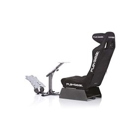 PLAYSEAT Evolution Alcantara Pro Siège de Jeu Universel, Noir, Blanc, Taille Unique