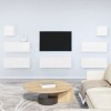 VEEKI Meuble TV, Meuble TV Suspendu, Meuble TV Industriel, Meuble TV Bois, Meuble Chambre, Convient pour Salon ou Chambre, En