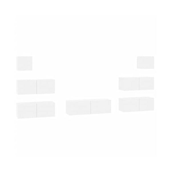 VEEKI Meuble TV, Meuble TV Suspendu, Meuble TV Industriel, Meuble TV Bois, Meuble Chambre, Convient pour Salon ou Chambre, En