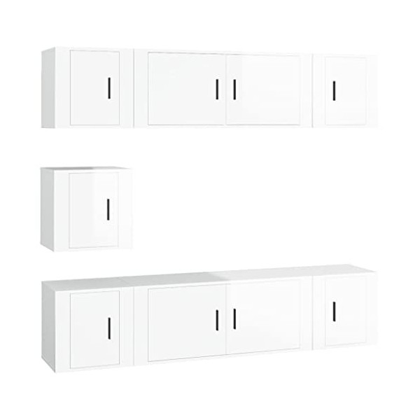 VEEKI Meuble TV, Meuble TV Suspendu, Meuble TV Industriel, Meuble TV Bois, Meuble Chambre, Convient pour Salon ou Chambre, En