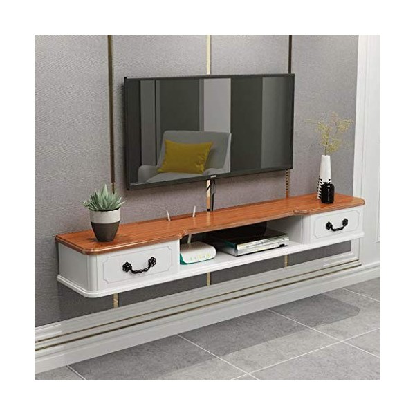 Meuble de télévision Mural Chambre Salon étagère Murale TV Fond décoration Murale étagère Support de télévision étagère de St