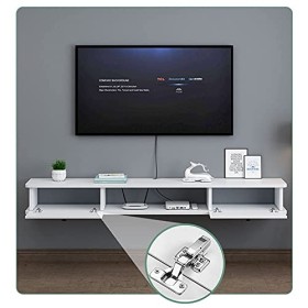 StrOux Meuble TV Flottant Meuble Meuble TV Meuble TV Mural pour Salon Meuble TV Flottant Meuble Meuble TV Fixé au Mur pour Ce