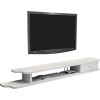 Suuim Unité de télévision Murale Console multimédia Murale asymétrique, Support de télévision Flottant, étagères de Rangement