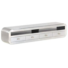 Meuble TV avec 4 tiroirs | Style Contemporain | Rangement matériel télé Audio Video Gaming | 140x30x30cm Multicolore