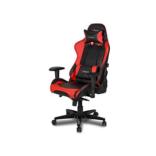 Arozzi Verona XL+ Fauteuil Gamer, Similicuir, Noir, 58 x 57 x 138 cm