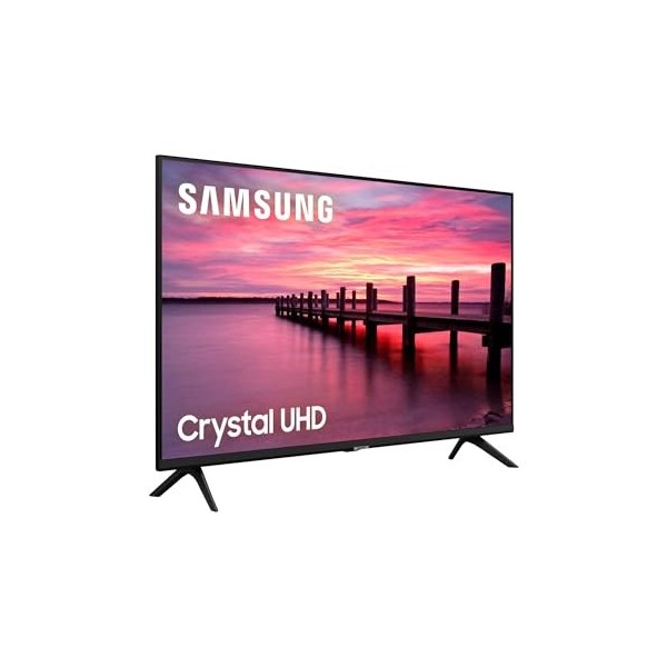 Samsung Crystal UHD UE50AU7095 4K 50 Pouces Smart TV 2022 & Support Mural TV Orientable pour écrans 32-55 Pouces LED LCD Supp