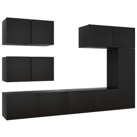 VEEKI Meuble TV, Meuble TV Suspendu, Meuble, Meuble TV avec Rangement，Meuble Industriel, Convient pour Salon ou Chambre, Ense