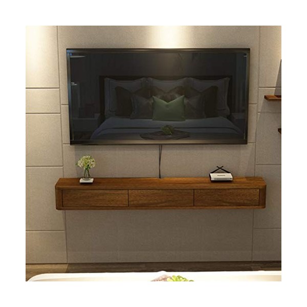 Moderne Montage Mural TV Stand Flottant Plateau TV Media Console Console Divertissement Stockage Shelf Audio/Video Console av